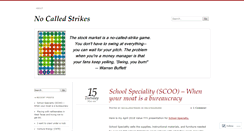 Desktop Screenshot of nocalledstrikes.com